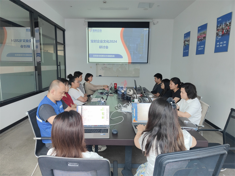 金湖凝聚力量谋发展 | 宝时云仓成功举办2024企业文化研讨会